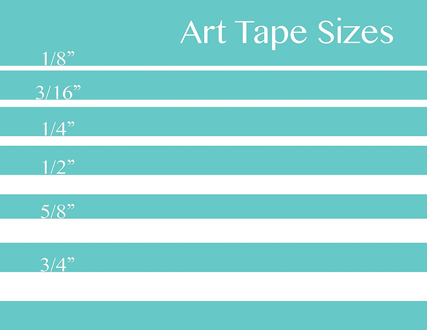 3/4 Inch Art Tape - Professional Masking Tape