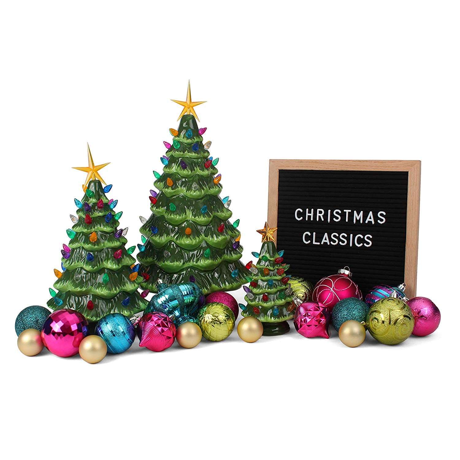 Green Ceramic Christmas Tree - Large
