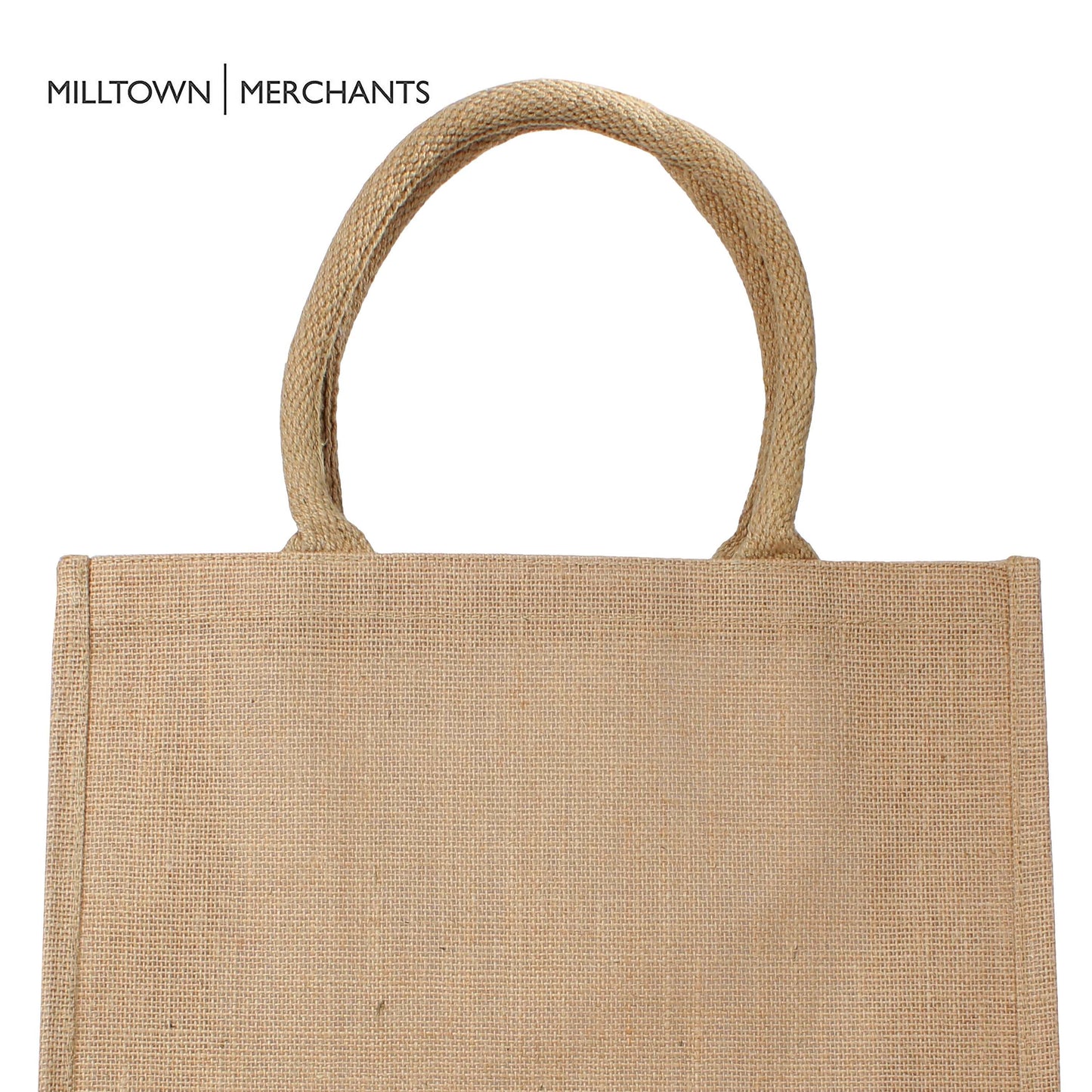 Large Burlap Tote Bag - 12-Pack