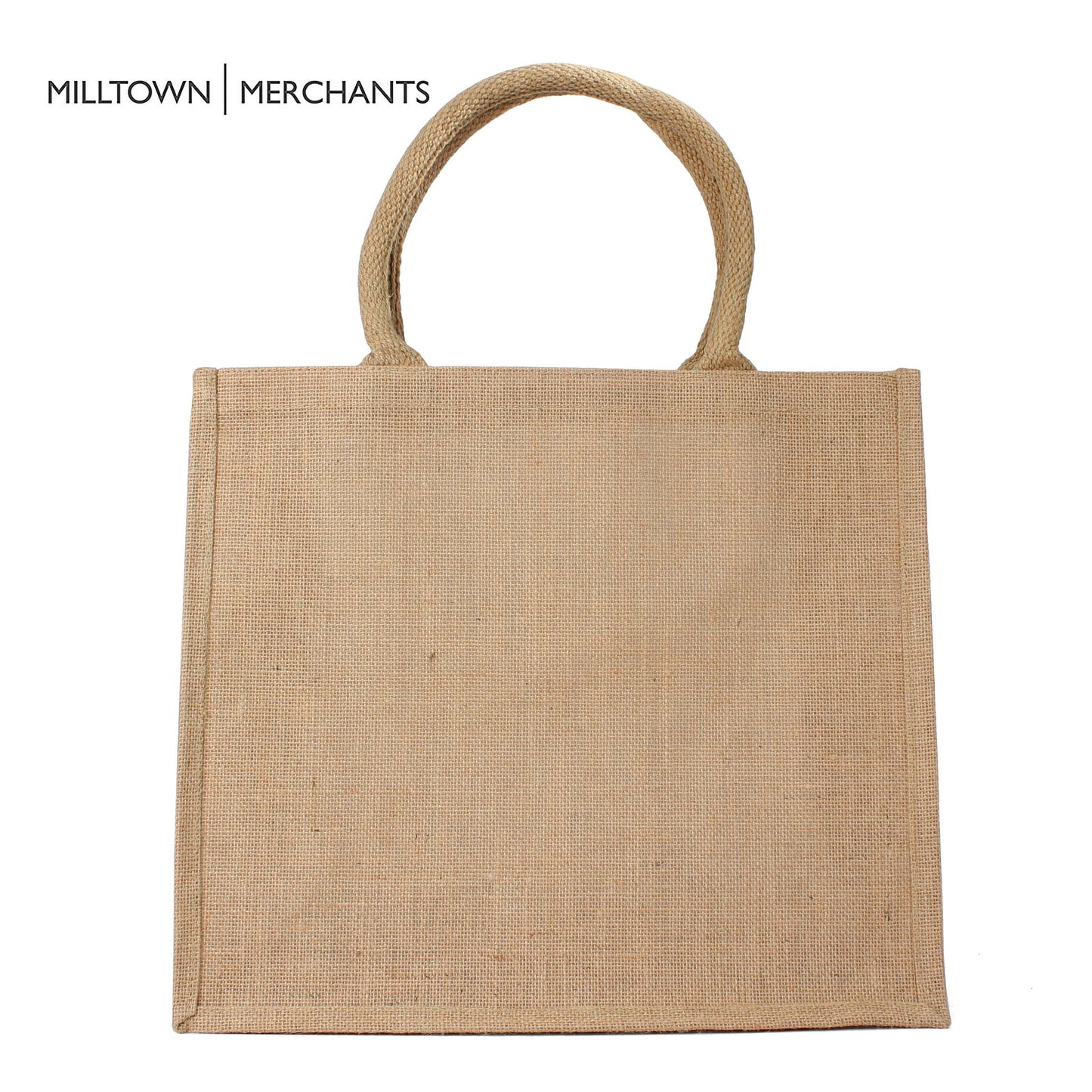 Large Burlap Tote Bag - 12-Pack