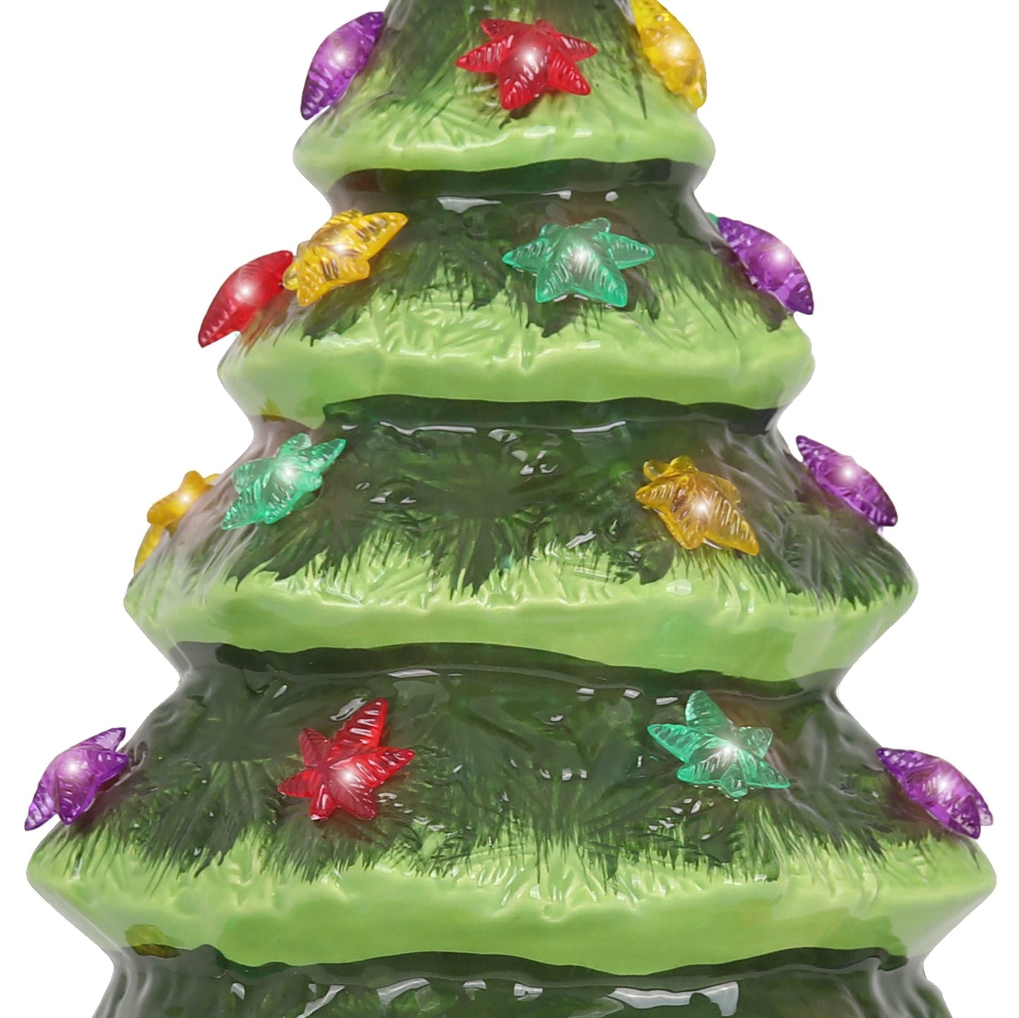 Artificial Cannabis Ceramic Christmas Tree