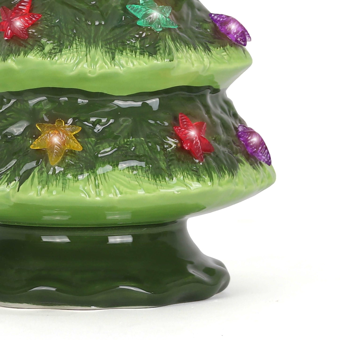 Artificial Cannabis Ceramic Christmas Tree