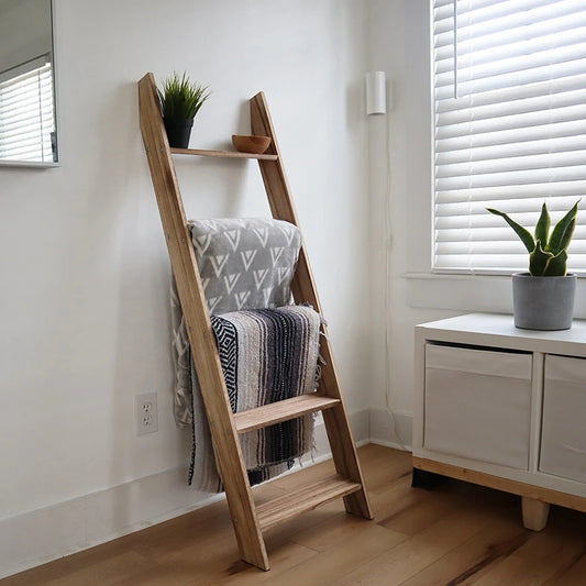 Milltown Merchants Blanket Ladder - Driftwood