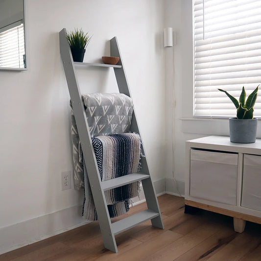 Milltown Merchants Blanket Ladder - Grey