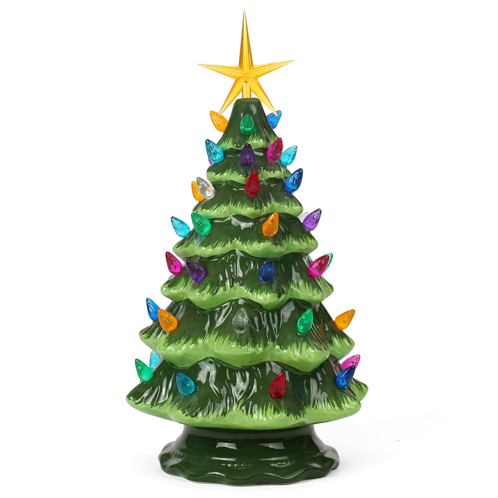 Green Ceramic Christmas Tree - Medium
