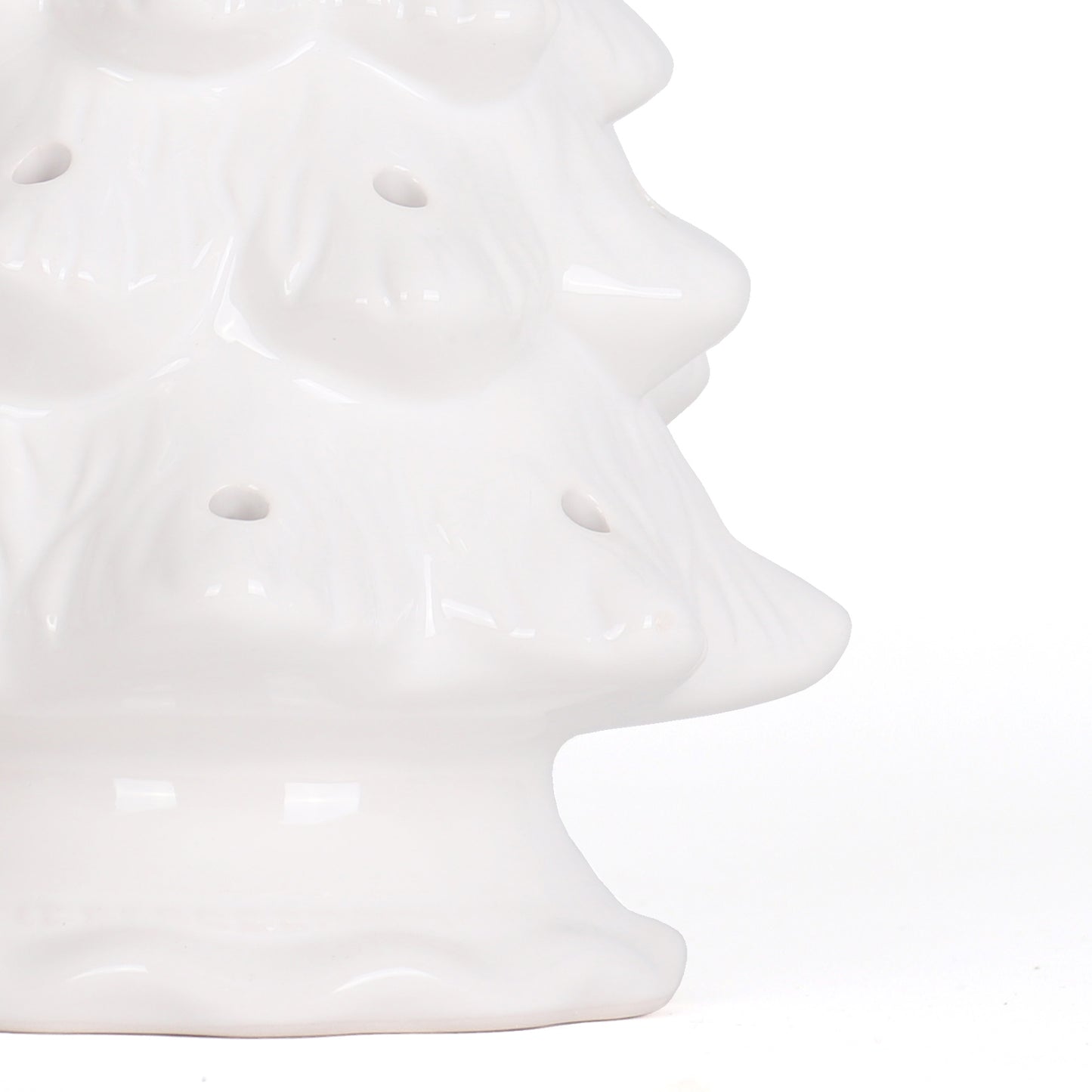 Blank Ceramic Christmas Tree - White - Medium