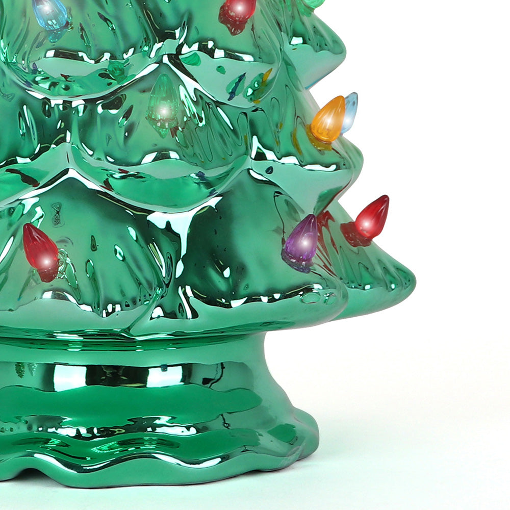Emerald Pearl Ceramic Christmas Tree - Large
