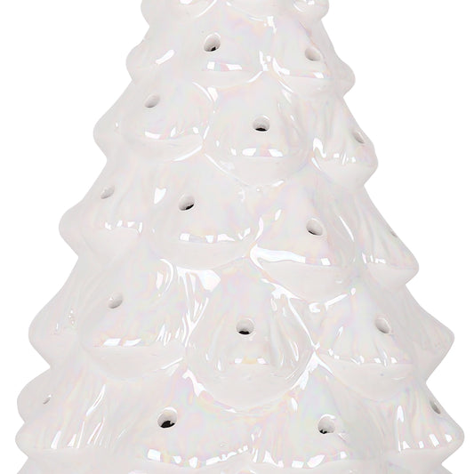 Blank Ceramic Christmas Tree - Pearl White - Large