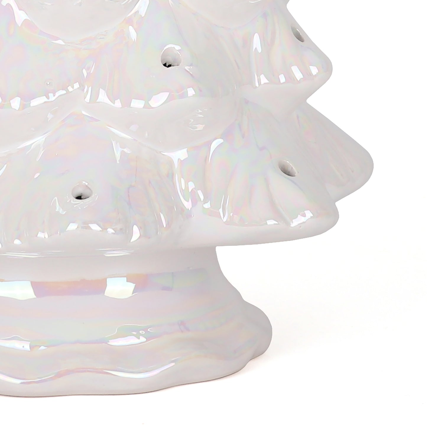 Blank Ceramic Christmas Tree - Pearl White - Large