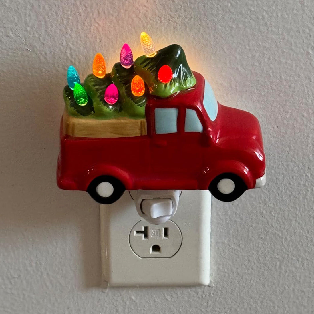 Christmas Tree in a Truck Night Light