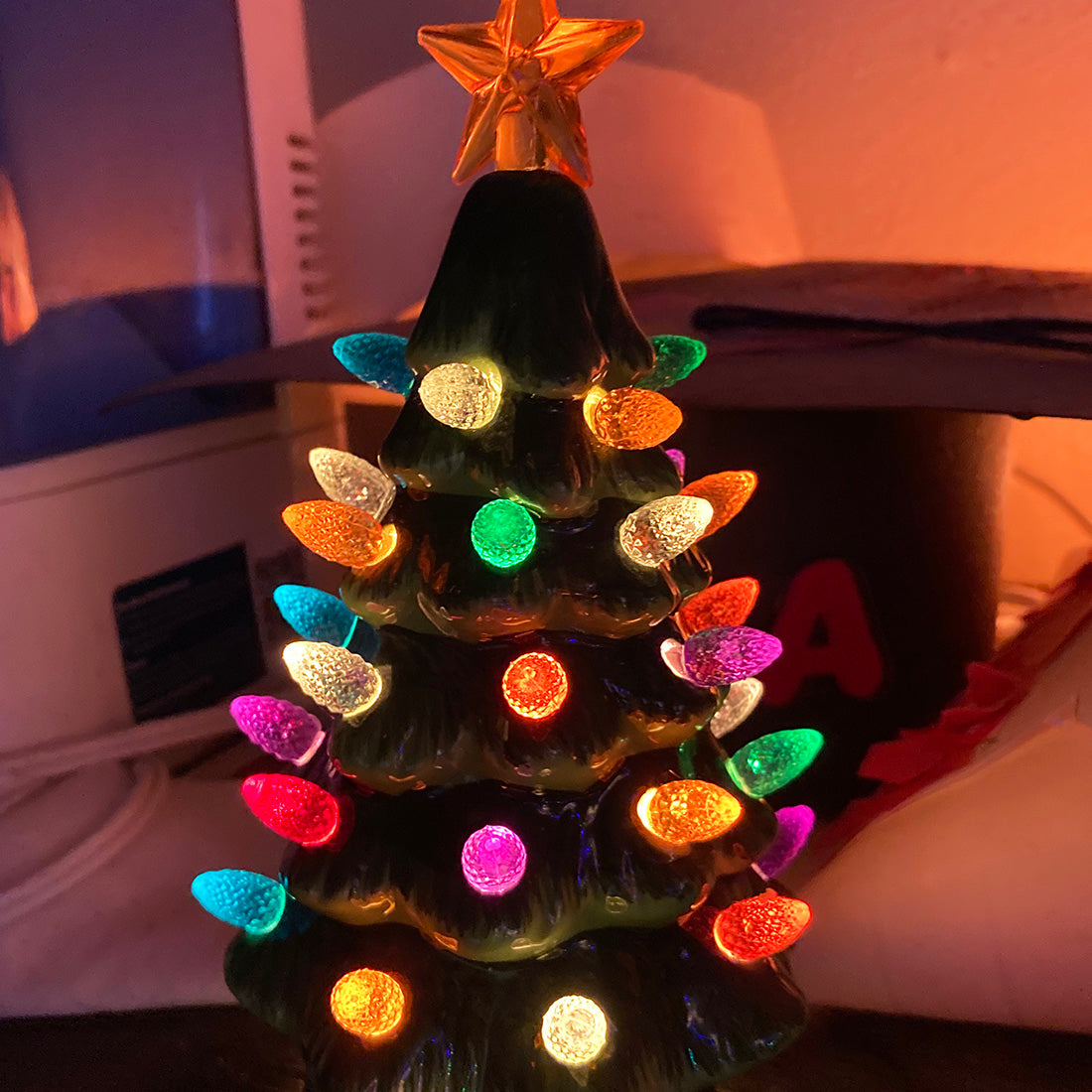 Green Ceramic Christmas Tree - Small