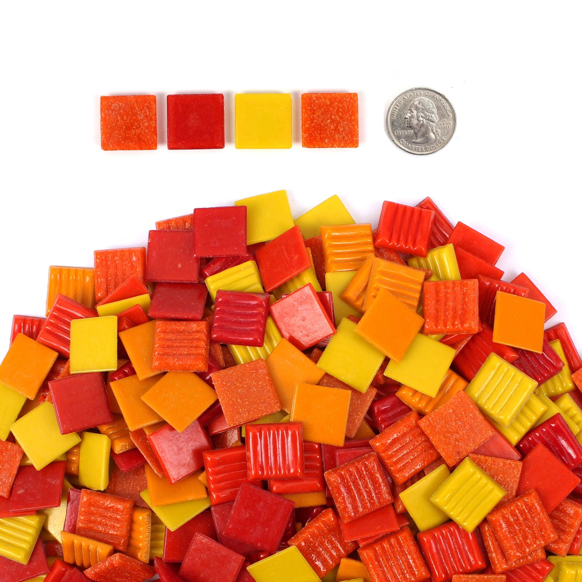 Red and Orange Venetian Blend 20mm