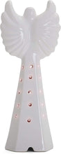 Load image into Gallery viewer, White Ceramic Angel High Gloss Light Up
