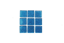 Load image into Gallery viewer, Blue Glitter Mosaic Tile - 3/4 Inch
