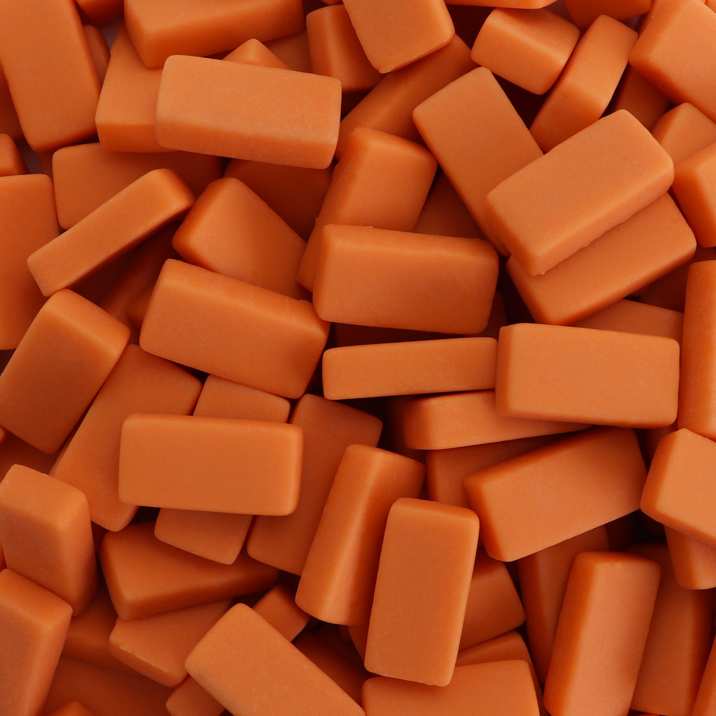 Mosaic Tile Pieces 0.8" - Pumpkin Peel - Matte