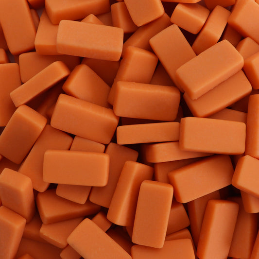 Mosaic Tile Pieces 0.8" - Pumpkin Peel - Matte