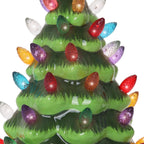 Green Ceramic Christmas Tree Night Light
