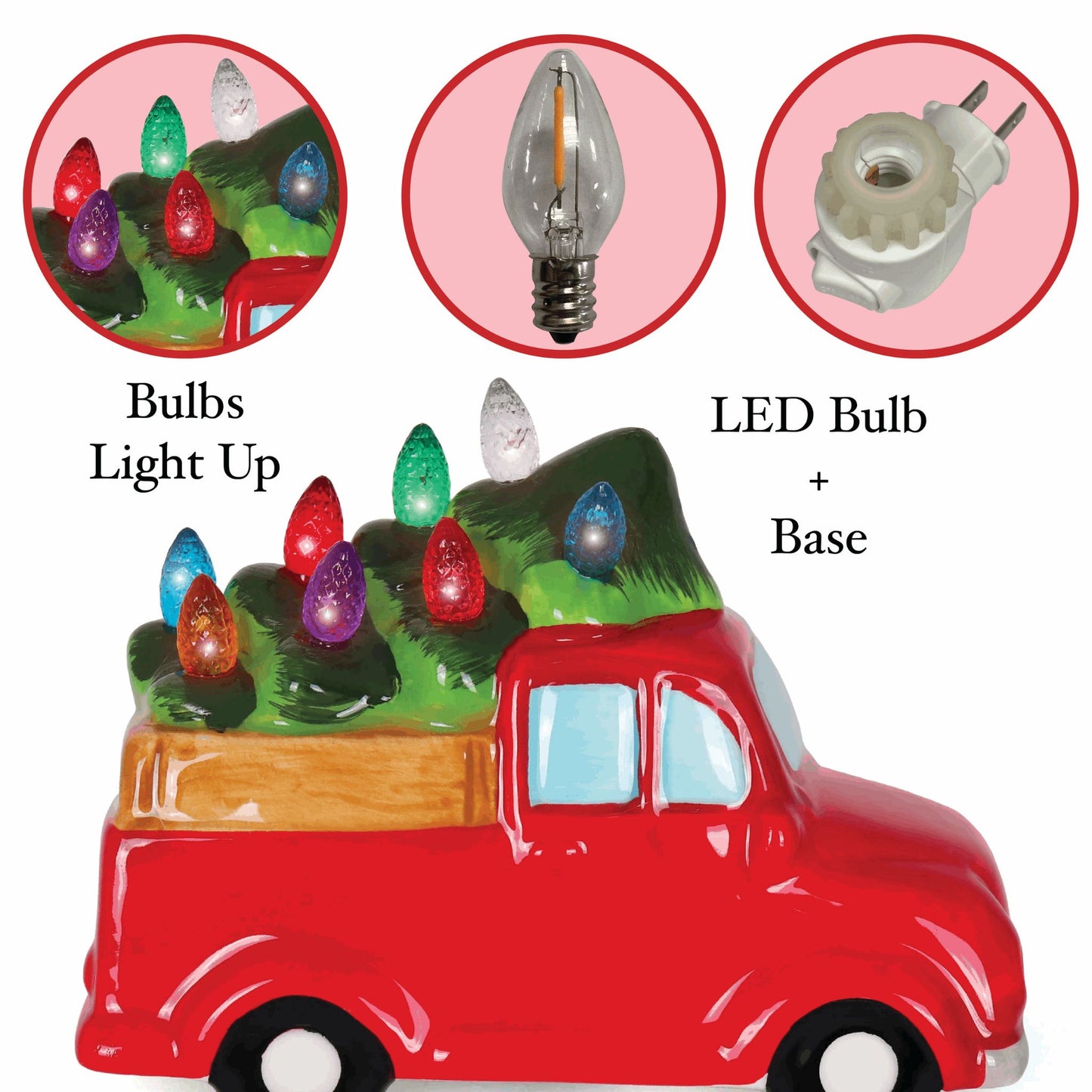 Christmas Tree in a Truck Night Light