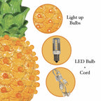 Lighted Ceramic Pineapple Lamp