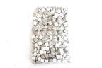 White Ceramic Mini Tile - 4/10 Inch