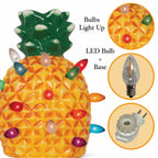 Ceramic Christmas Pineapple Night Light
