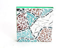 Ice Aqua Blue Glitter Tile 20 mm