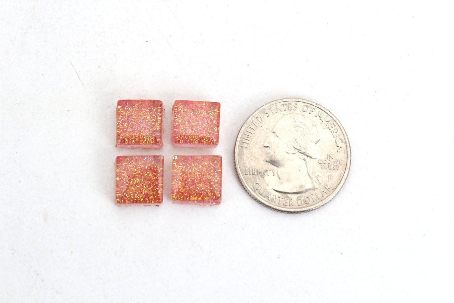 Bubblegum Glitter Tile 10 mm