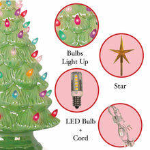 Load image into Gallery viewer, Pearl Green Ceramic Christmas Tree - Large
