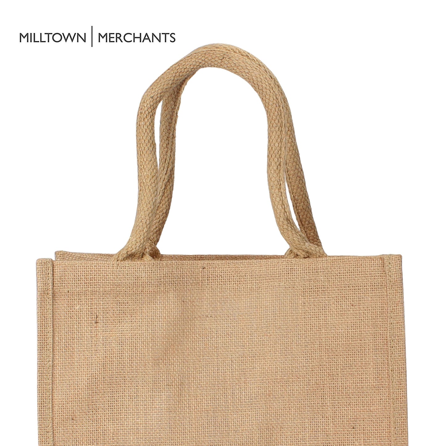 Medium Burlap Tote Bag