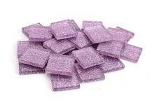 Load image into Gallery viewer, Light Purple Glitter Mosaic Tile - 3/4 Inch
