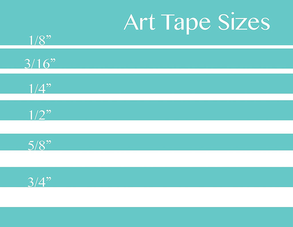 1/4 Inch Art Tape - Professional Masking Tape