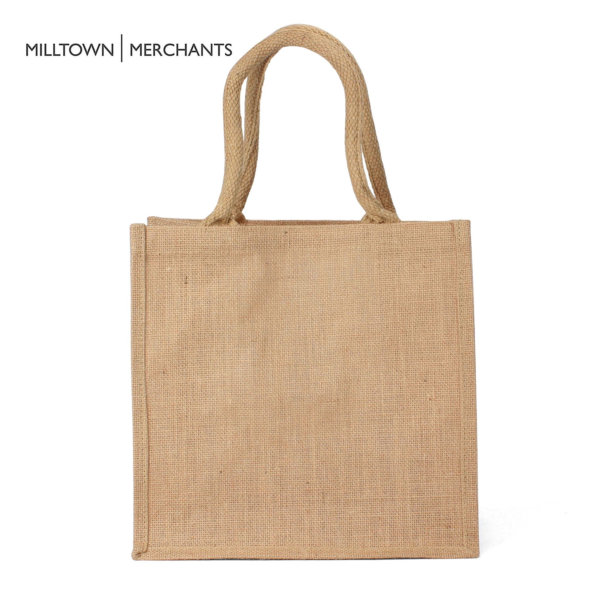 Medium Burlap Tote Bag