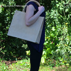 Large Burlap Tote Bag - 12-Pack
