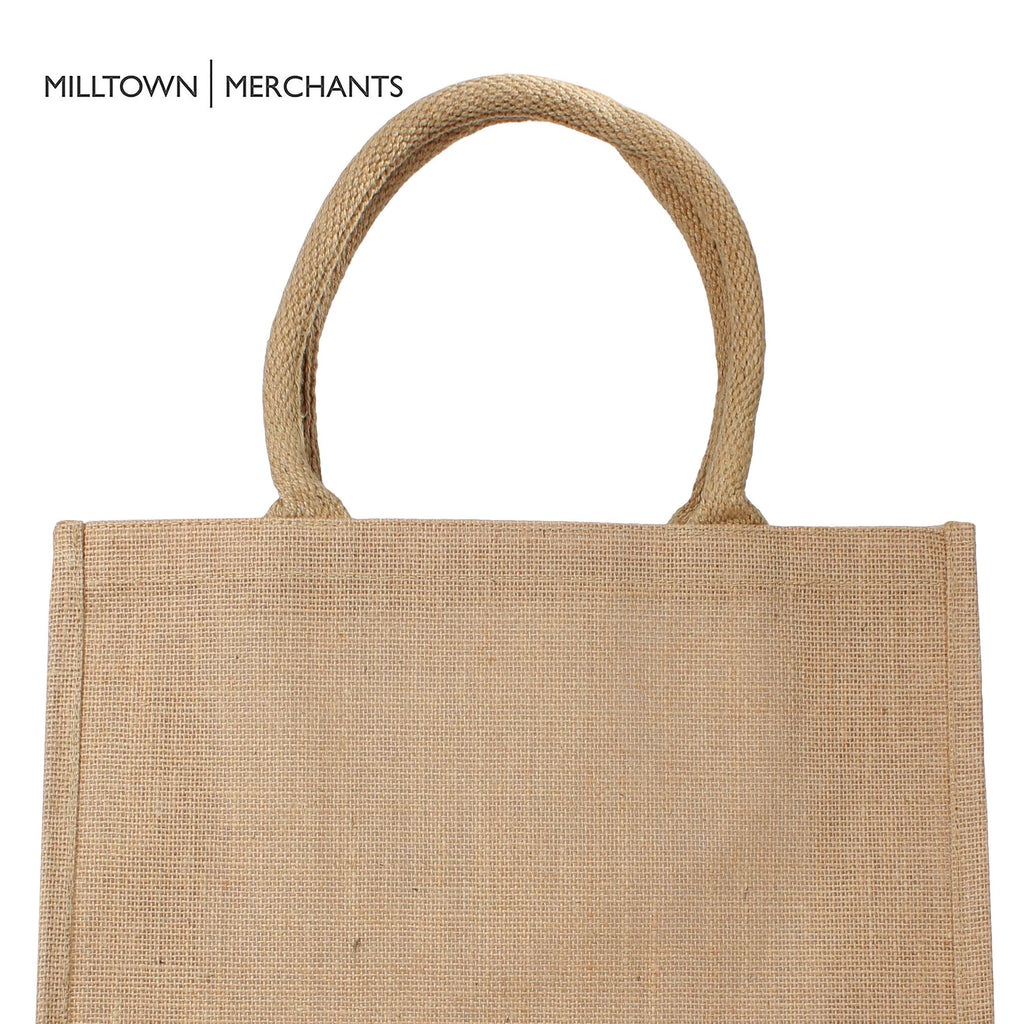 Large Burlap Tote Bag - 12-Pack