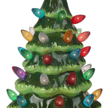 Load image into Gallery viewer, Green Ceramic Christmas Tree - Small
