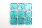 Light Blue 3/4 Inch Foil Mosaic Tile