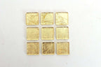 Gold 3/4 Inch Foil Mosaic Tile