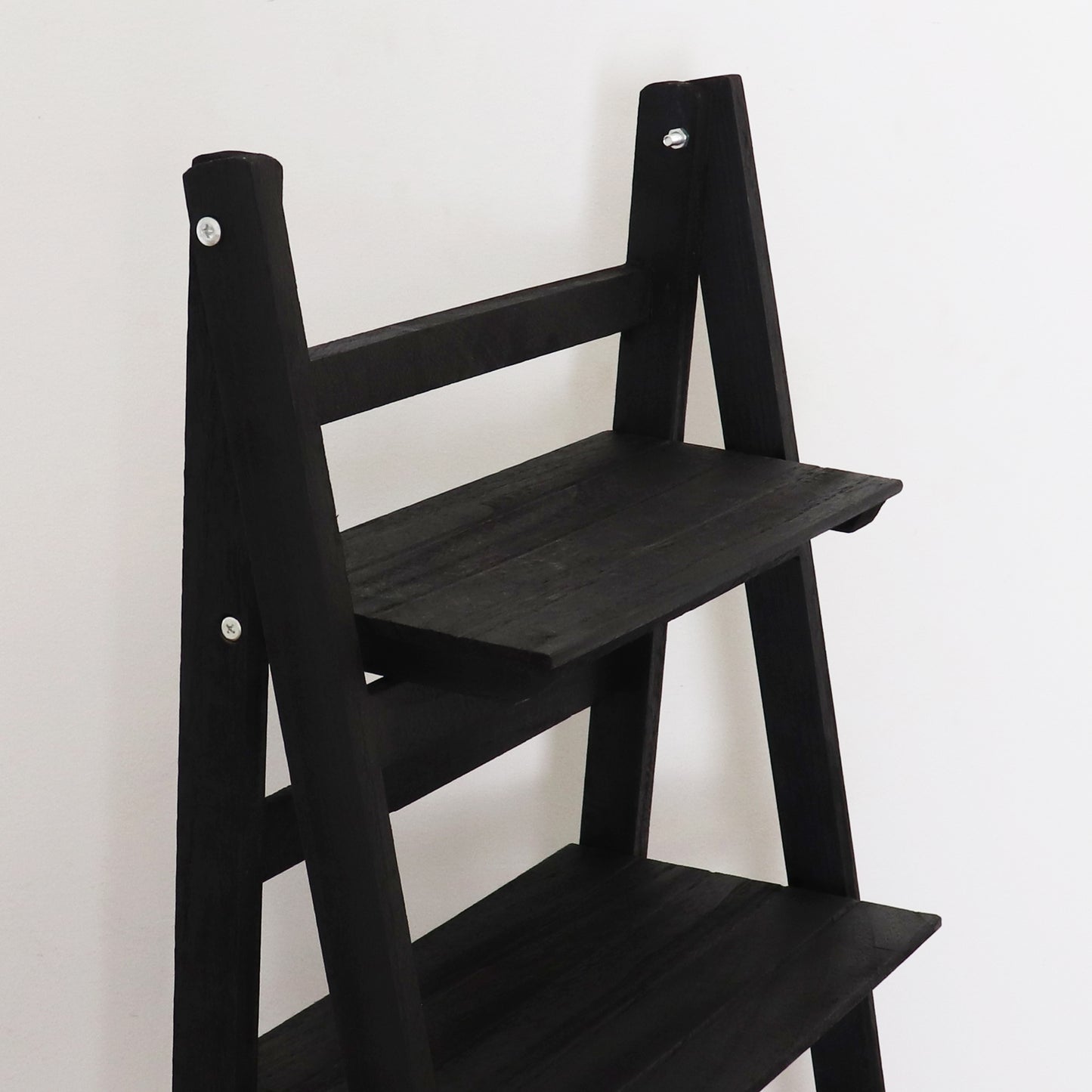 Milltown Merchants Ladder Bookshelf - Black