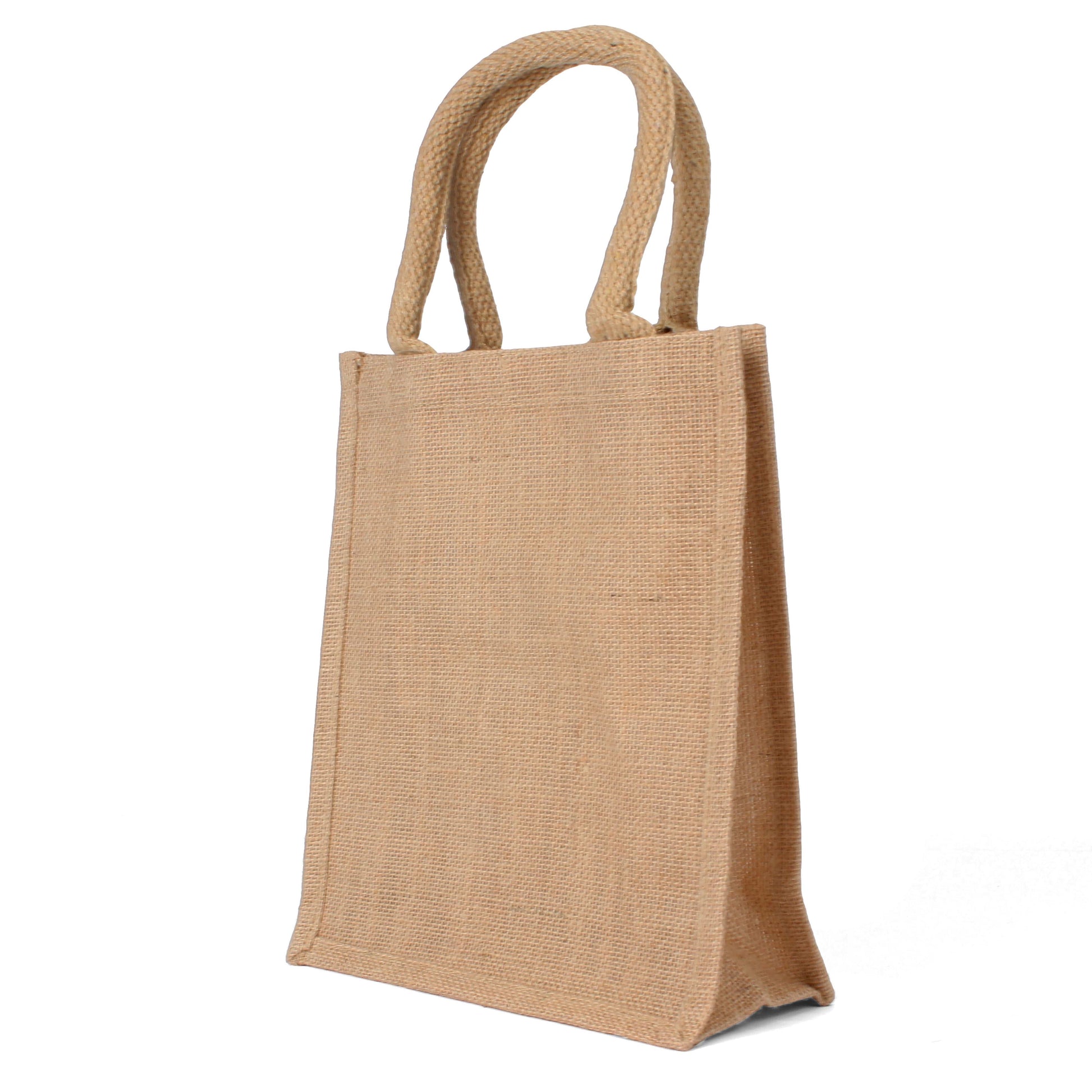 Small Burlap Tote Bag