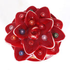 Ceramic Christmas Agave Succulent with Lights