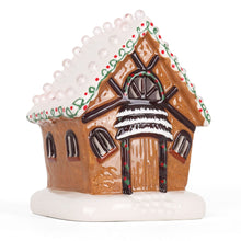 Load image into Gallery viewer, Lighted Ceramic Lighted Gingerbread House

