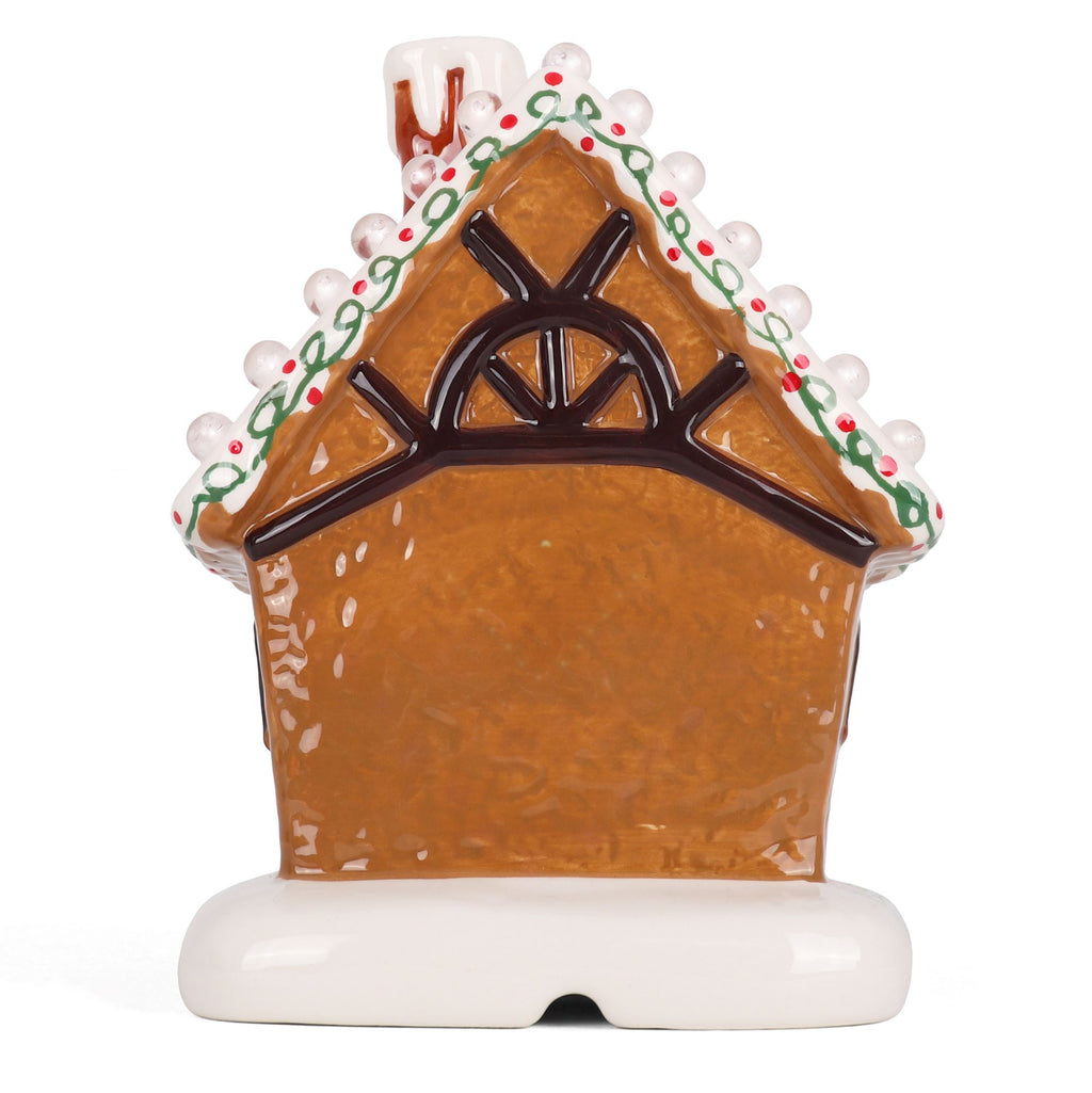 Lighted Ceramic Gingerbread House