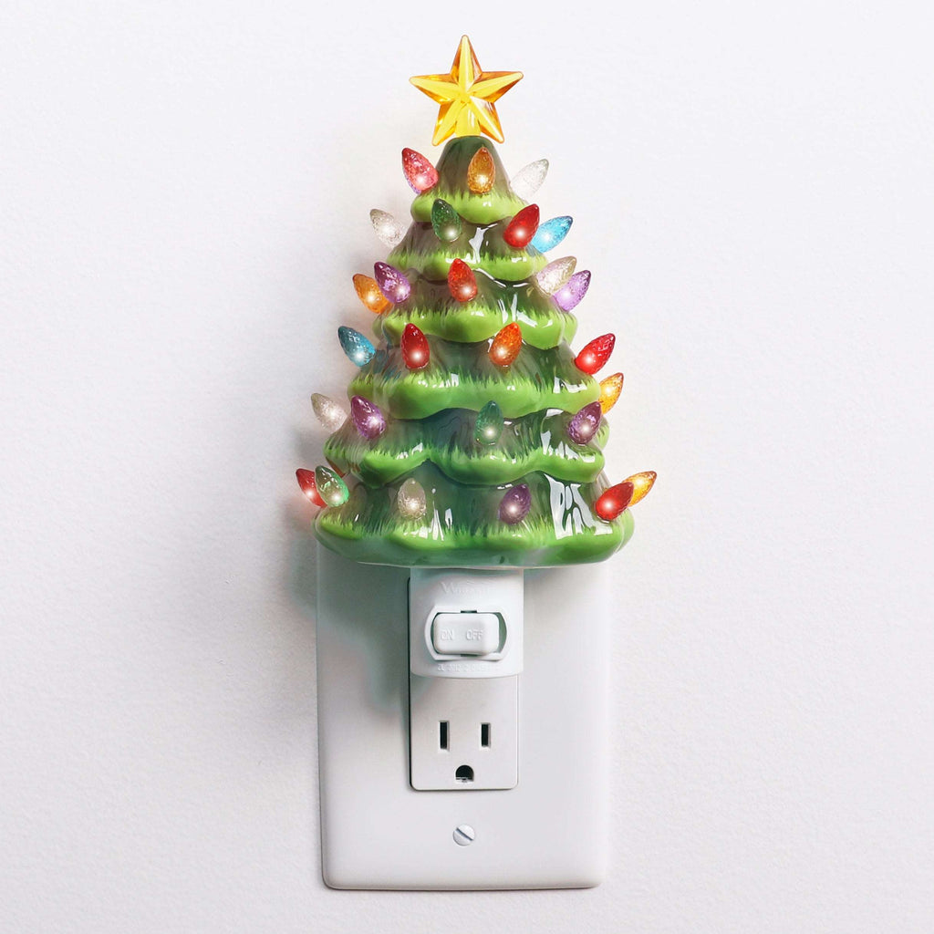Christmas Tree Night Light - Green