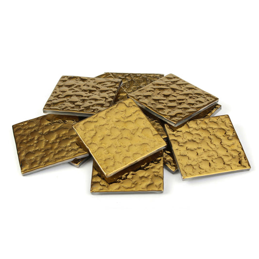 Gold Bubble Tile 48mm