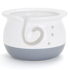 Artisan Yarn Bowl - White