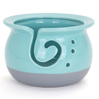 Artisan Yarn Bowl - Aqua