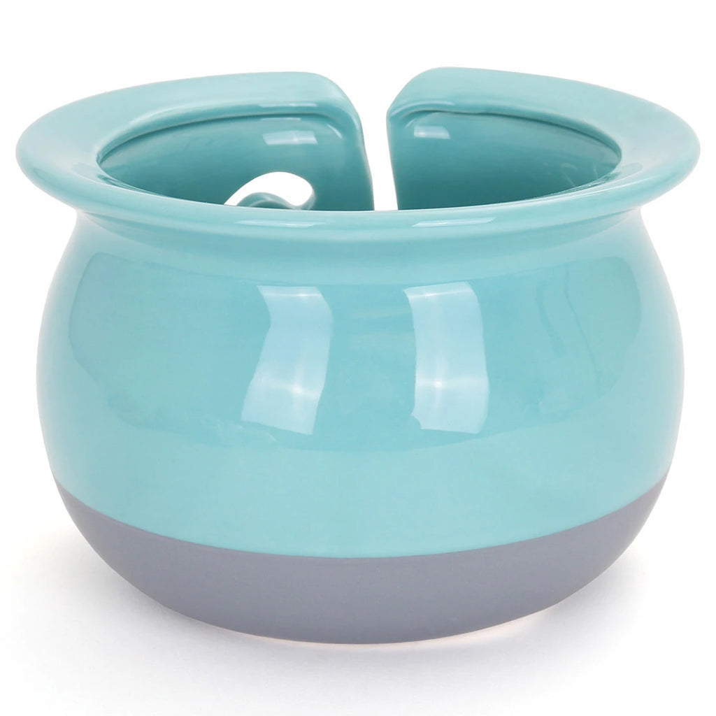 Artisan Yarn Bowl - Aqua
