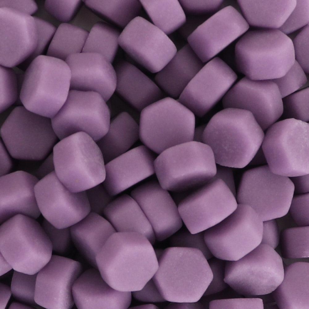 Dark Orchid Matte Hexagon Mosaic Tile