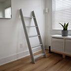 Grey Wooden Blanket Ladder