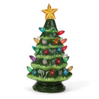 6.75" Green Ceramic Christmas Tree